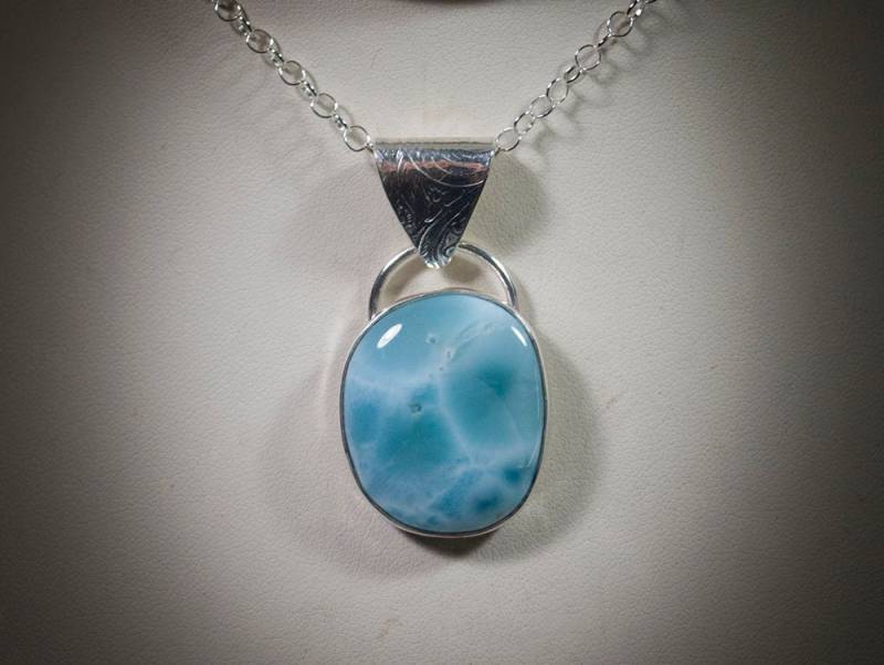 Larimar Anhänger Ss0112 Larimar Anhänger Ss0112 von SSJewelryDesigns