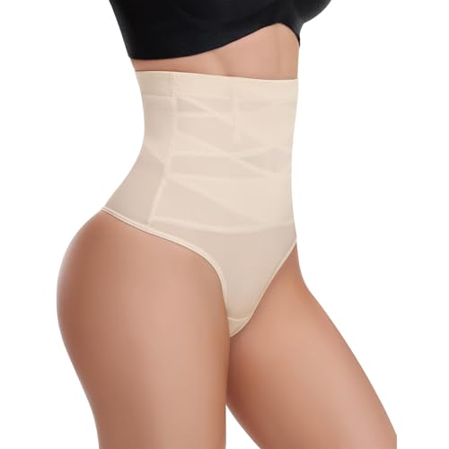 SSKHE Bauchweg Unterhose Damen,Shapewear Hohe Taille Miederhose Damen,Shapewear Bauchweg für Partys,Zuhause. (DE/NL/SE/PL, Alphanumerisch, XS, S, Regular, Regular, Standard, Hautfarbe) von SSKHE