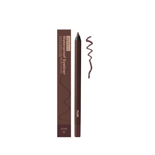 SSKHE Duo Eyeliner-Stifte Pflaume (Schokolade + Pflaume) – 24 Stunden wasserdichter Eyeliner, Anti-Badure & langer Halt, Kajal Eyeliner, einfach anzuwenden, für Anfänger, tägliches & Abend-Make-up von SSKHE
