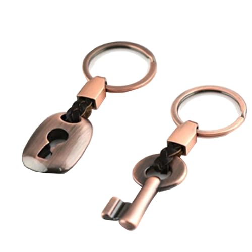 SSKHE Partner Schlüsselanhänger, Retro Stil Schlüsselanhänger Partner, Aus Kupfer Schlüsselanhänger Paar von SSKHE