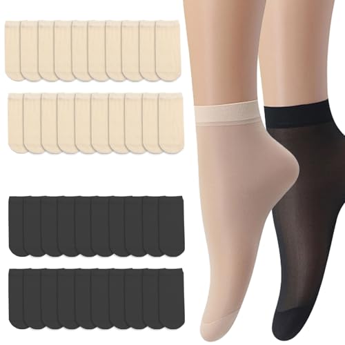 SSKHE Zwanzig - Paar Nylon Socken Set Umfassendes Paket von ausreichender Menge, Komfort - fokussierte Design, vielseitige Verwendung und einfache Wartung für Ihre tägliche Schuhe braucht. von SSKHE