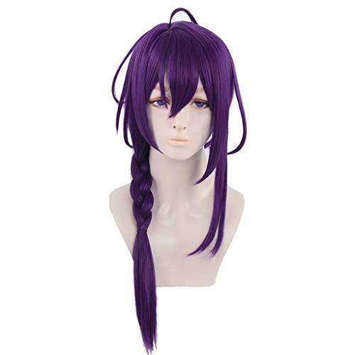 Anime Cosplay Wig，Ensemble Stars Ayase Mayoi Wig，Long braid purple Wig，with Free Wig Cap，for Christmas Carnival party Halloween Cosplay Wig von SSLQYLEE
