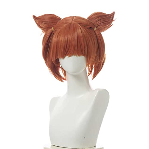 Anime Cosplay Wig，Pennywise Wig，Brown Short Wig，with Free Wig Cap，for Christmas Carnival party Halloween Cosplay Wig(Size:Style 3) von SSLQYLEE