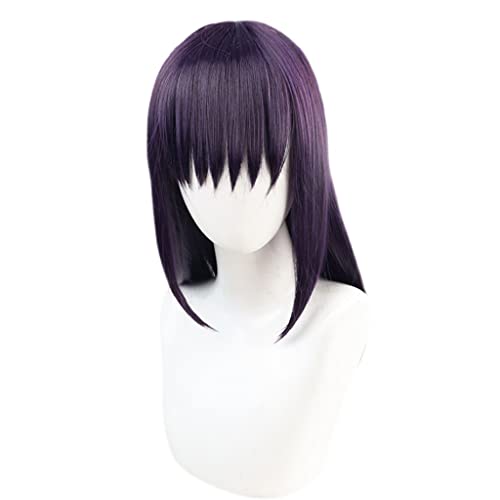 Anime Cosplay Wig for Iori Utahime Cosplay Wig,Long Purple Wig Synthetic Hair,Halloween Costume Cosplay,for Christmas Carnival Party von SSLQYLEE
