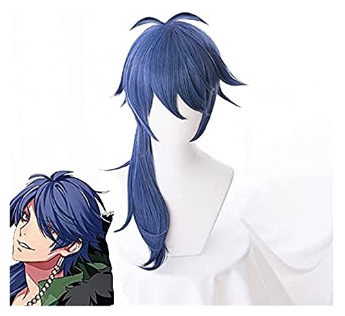 Cosplay Anime Hypnosismic Division Battle of Rap Drb Adventure Posse Dice Arisugawa Live Or Dead Blue Synthetic Hair Wigs Cosplay Wig Beauty von SSLQYLEE