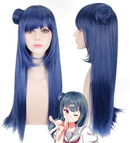 Cosplay Sunshine!! Tsushima Yoshiko Cosplay Wig Anime Comic-Con Christmas Carnival Halloween Party Daily Life Fashion Wig Beauty von SSLQYLEE