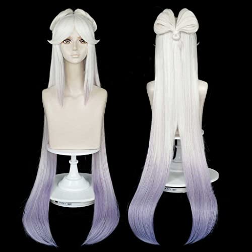 Cosplay Wig,Genshin Impact Ningguang Cosplay Wig，Women Long Straight Wig,with Free Wig Cap,Halloween Costume Cosplay,for Christmas Carnival party(Size:Style 2) von SSLQYLEE
