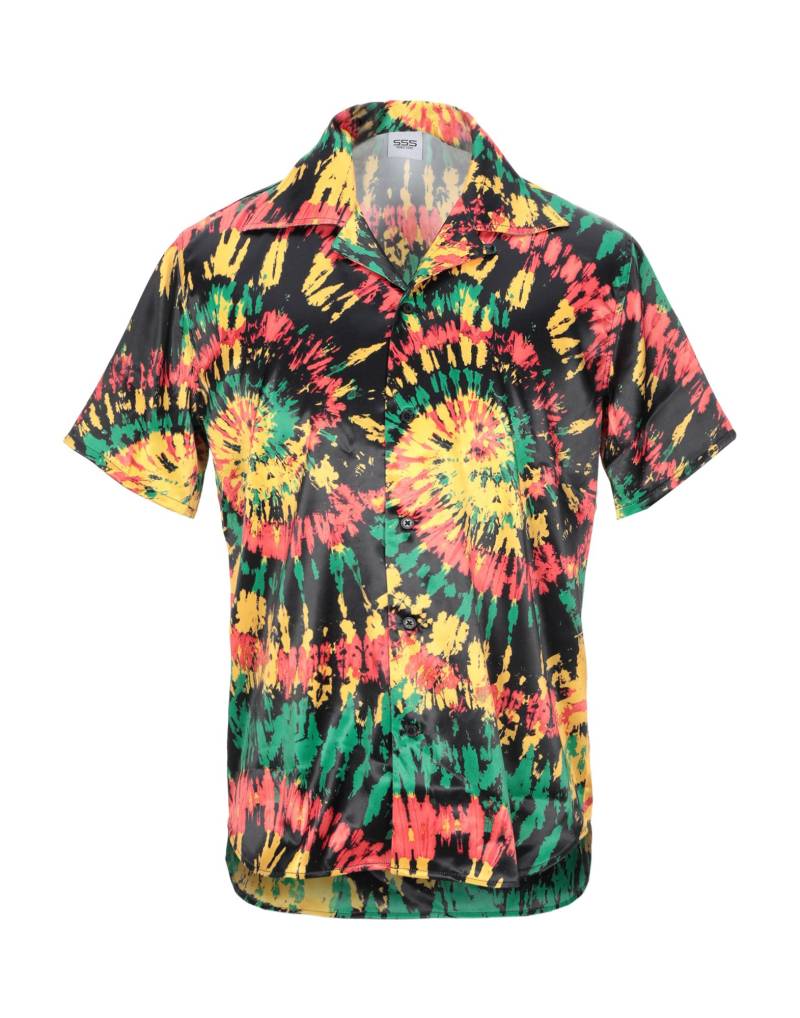 SSS WORLD CORP. Hemd Herren Schwarz von SSS WORLD CORP.