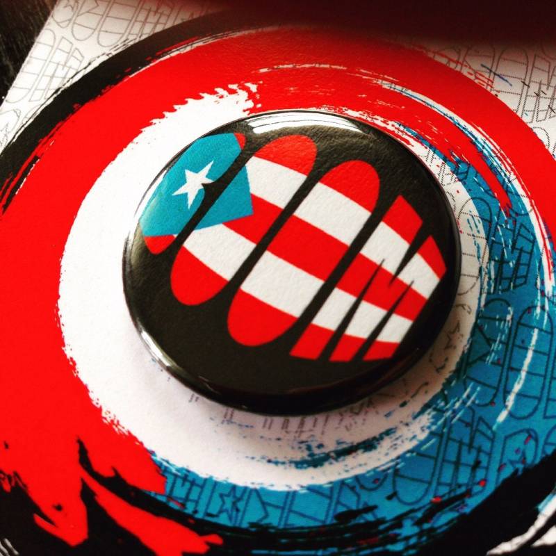 Flagge Von Mexiko "Boom" Swirl 1.25" Button Pak/"Kostenloser Versand" von SST3NYC