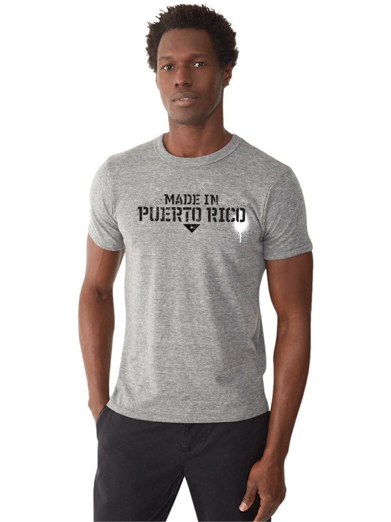 Hergestellt in Puerto Rico Splatter Spray Alternative Bekleidung T-Shirt/" von SST3NYC