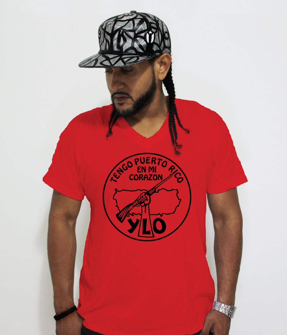 Revolution Nyc Young Lords Party Rebel Rotes Rundhals T-Shirt/"Free Versand" von SST3NYC
