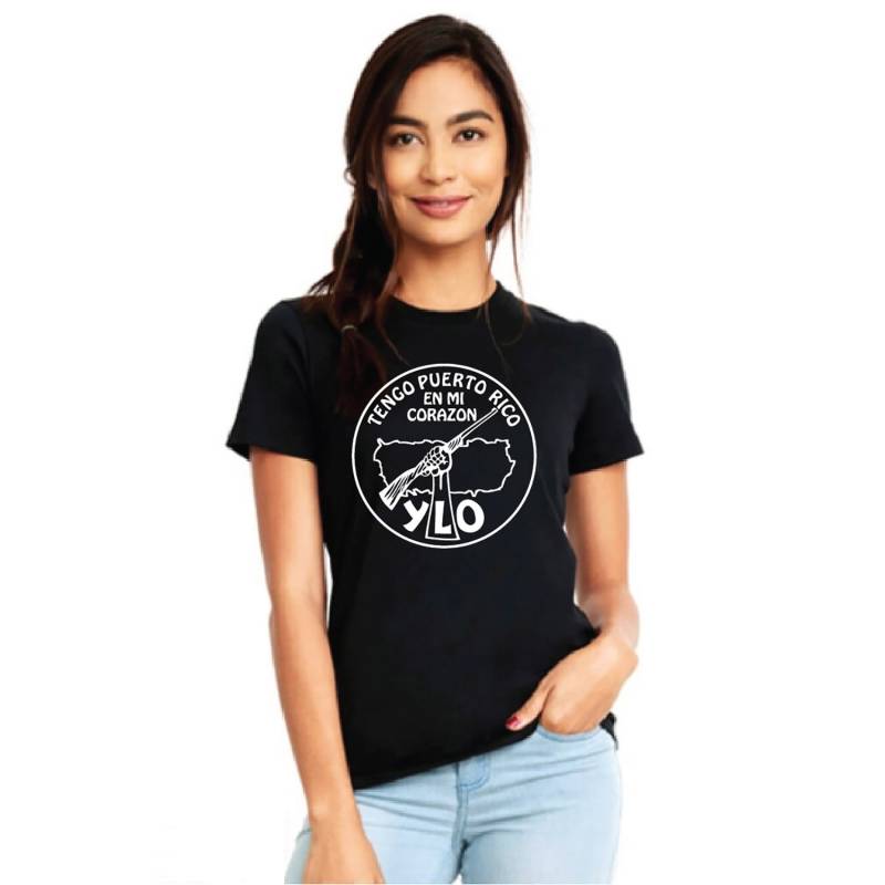 Young Lords Party Frauen T-Shirt Revolution Nyc Schwarzes T-Shirt von SST3NYC