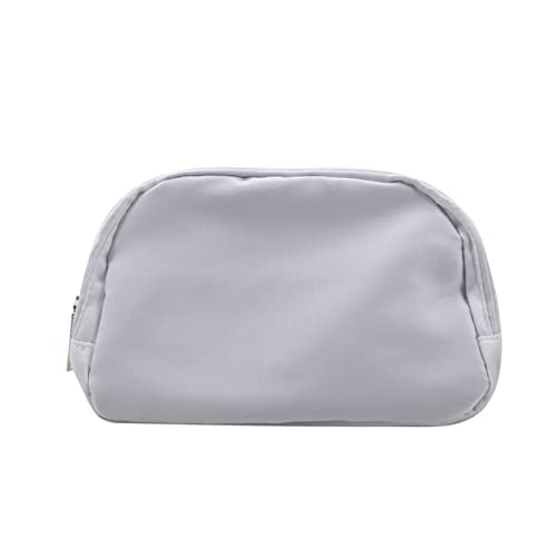 SSWERWEQ Crossbody Bag Waist Bag Zipper Chest Bag Outdoor Sports Crossbody Bag Casual Travel Belt Bag Pocket Money Pouch Bags (Color : White) von SSWERWEQ