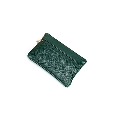 SSWERWEQ Geldbeutel Damen Kurze Brieftasche weibliche frühling Mini quaste anhänger dünne Wallet kartenhalter kleine frische Student Schnalle münze geldbörse (Color : Green) von SSWERWEQ