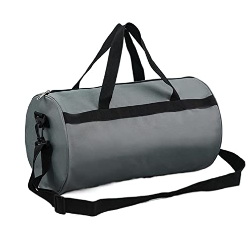 SSWERWEQ Reisetaschen Sporttasche Herren Gym Trainingsschuhe Tasche Herren Fitness Gepäckträger Reisehandtaschen für Damen (Color : Grijs) von SSWERWEQ