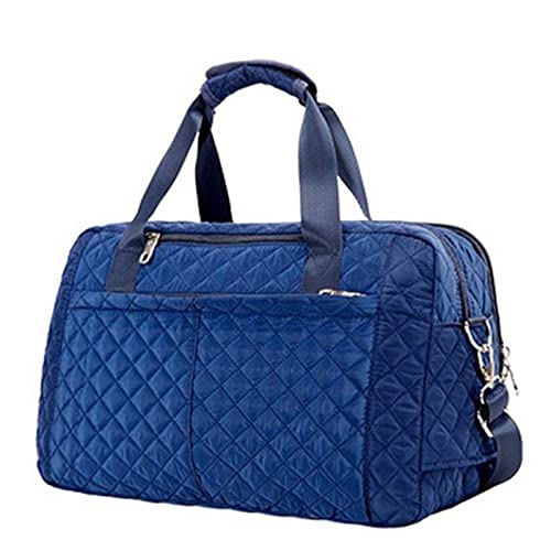 SSWERWEQ Reisetaschen Sporttaschen für Damen, Fitness, Yoga, große Kapazität, Handtaschen für Damen, über der Schulter, Herren, Reisetasche, Gepäck (Color : Blue, Size : L) von SSWERWEQ
