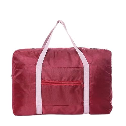 SSWERWEQ Wanderrucksäcke TINYAT Faltbare Reisetasche Gepäck Tragetaschen Für Damen Große Faltbare Reisetasche Gepäck Tragetasche Damen Große Kapazität Reise Aufbewahrungstasche Damen Wochenende Fitnes von SSWERWEQ