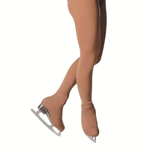 SSZYace Eiskunstlauf Strumpfhose Ski Skating Eislaufen Strümpfe Rollschuhe Schlittschuhe Warme Socken für Kinder und Erwachsene mit Schnallenstrümpfen M von SSZYace