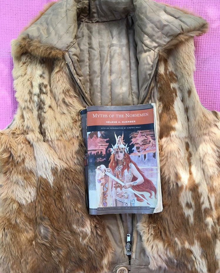 Seltene Vintage 1970Er Jahre S/M Dino Ricco Wendeweste Aus Echtem Kaninchenfell von SSboutique33