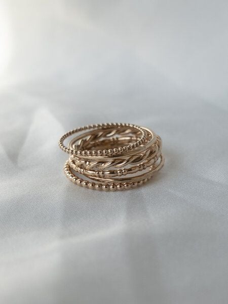 ST'ATOUR ALEXIA III – Set aus 6 Stapelringen von ST'ATOUR