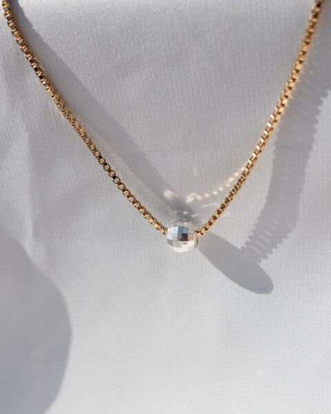 ST'ATOUR DIONA MAXI - Kette mit großer Discokugel von ST'ATOUR