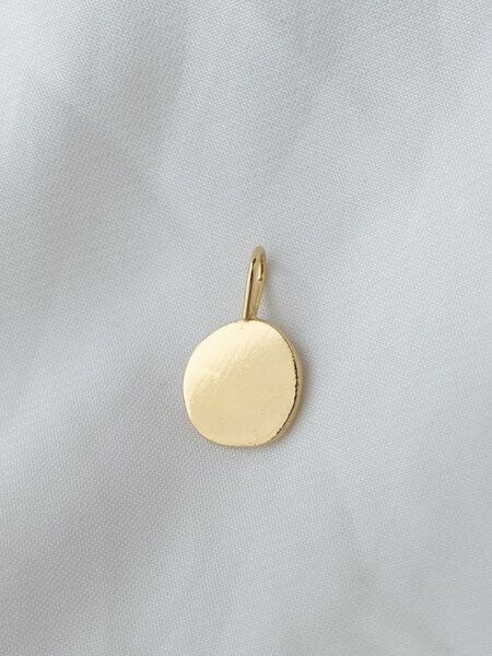 ST'ATOUR THEIDA – organischer Anhänger 10 mm aus recyceltem Silber oder Gold von ST'ATOUR