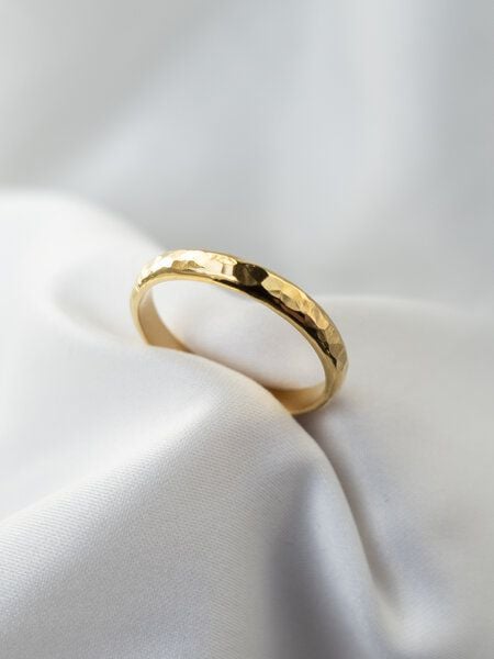 ST'ATOUR YETTA MEDIUM - gehämmerter Ring von ST'ATOUR