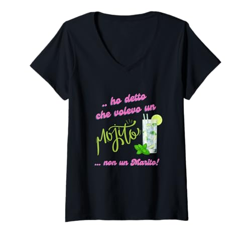 Damen Junggesellinnenabschied - Ich Habe gesagt, ich Will einen Mojito T-Shirt mit V-Ausschnitt Damen Junggesellinnenabschied - Ich Habe gesagt, ich Will einen Mojito T-Shirt mit V-Ausschnitt von ST Design