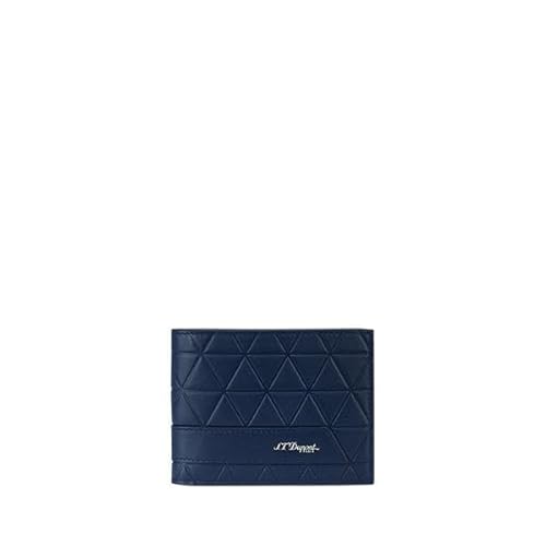ST Dupont Kompakte Firehead-Geldbörse aus Leder für Esoterik-Enthusiasten, ultradünn, Blau ST Dupont Kompakte Firehead-Geldbörse aus Leder für Esoterik-Enthusiasten, ultradünn, Blau von S.T. Dupont