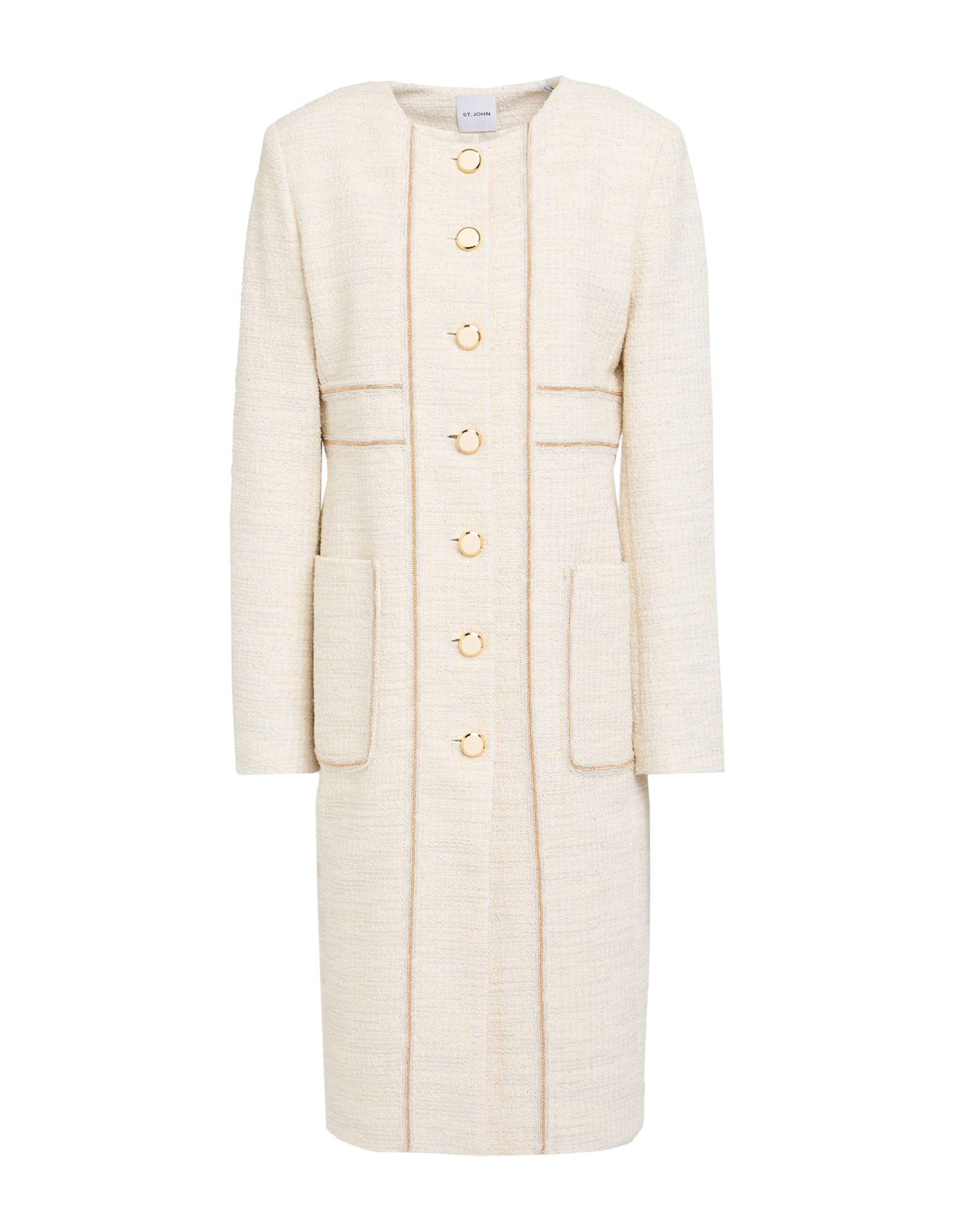 ST. JOHN Jacke, Mantel & Trenchcoat Damen Cremeweiß von ST. JOHN