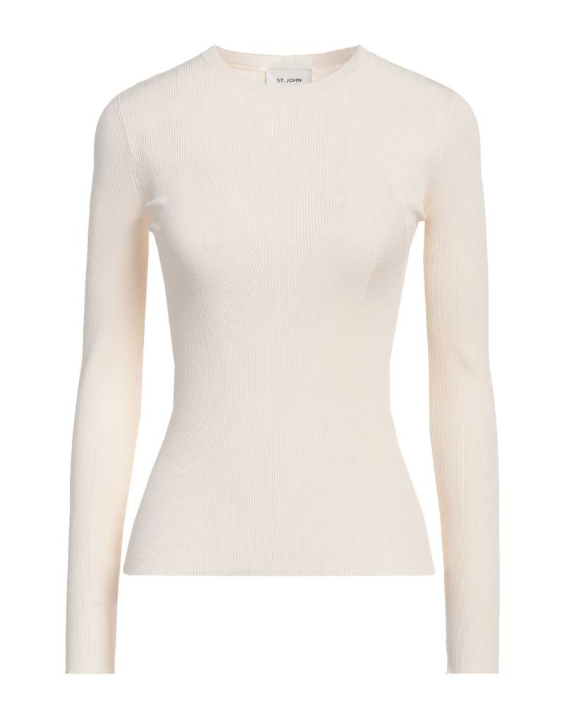 ST. JOHN Pullover Damen Elfenbein von ST. JOHN