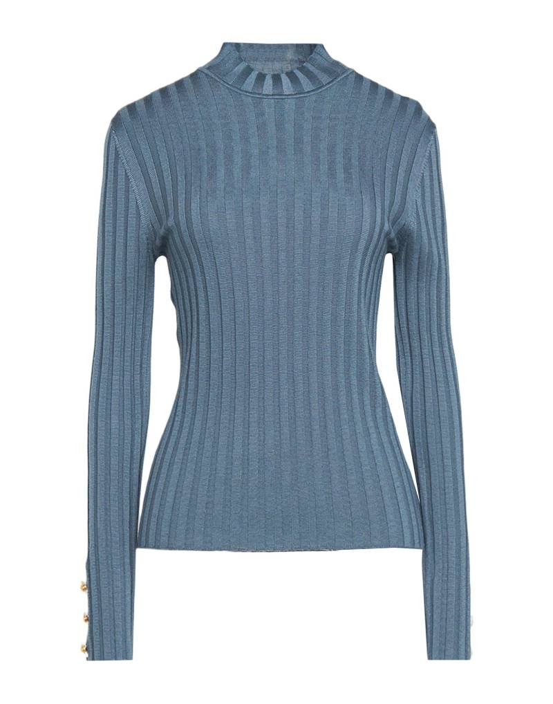ST. JOHN Rollkragenpullover Damen Taubenblau von ST. JOHN