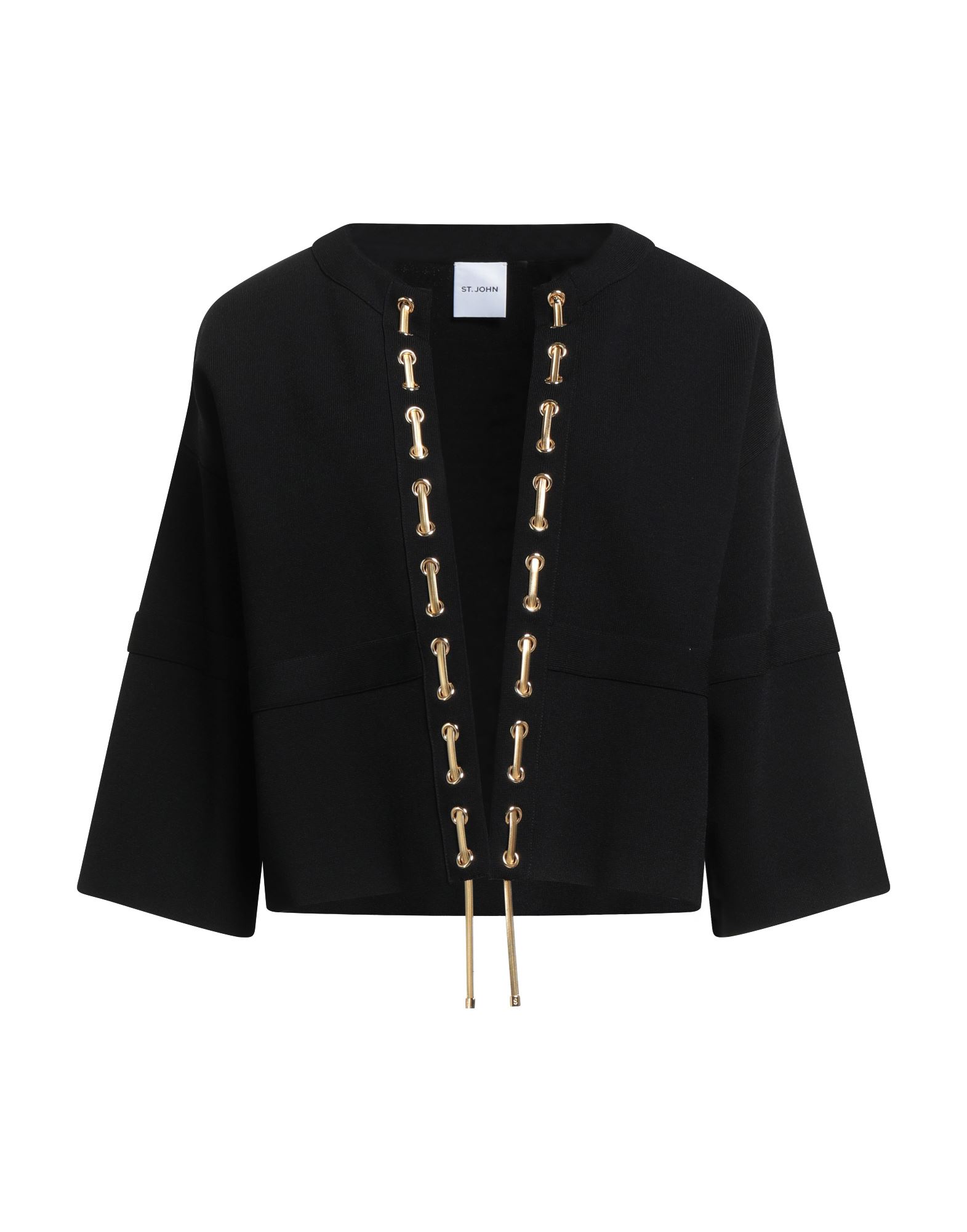 ST. JOHN Strickjacke Damen Schwarz von ST. JOHN