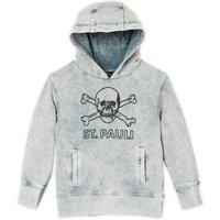 St. Pauli Kinder Kapuzenpullover Anthra Totenkopf von St. Pauli