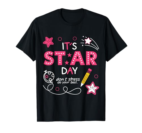 Star Test Day Inspiration für Lehrer & Schulen für Mädchen T-Shirt Star Test Day Inspiration für Lehrer & Schulen für Mädchen T-Shirt von STAAR Day Style for Teachers & Confident Students