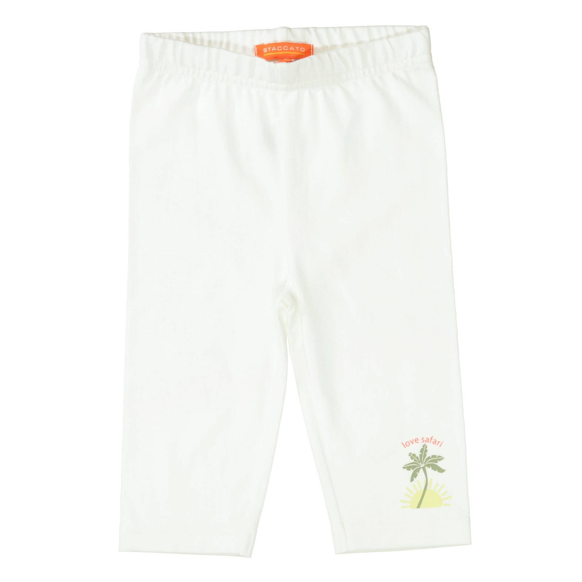 STACCATO - Capri-Leggings mit kleinem Print offwhite von STACCATO