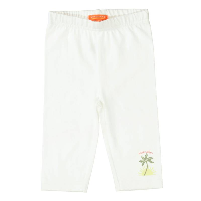STACCATO - Capri-Leggings mit kleinem Print offwhite von STACCATO