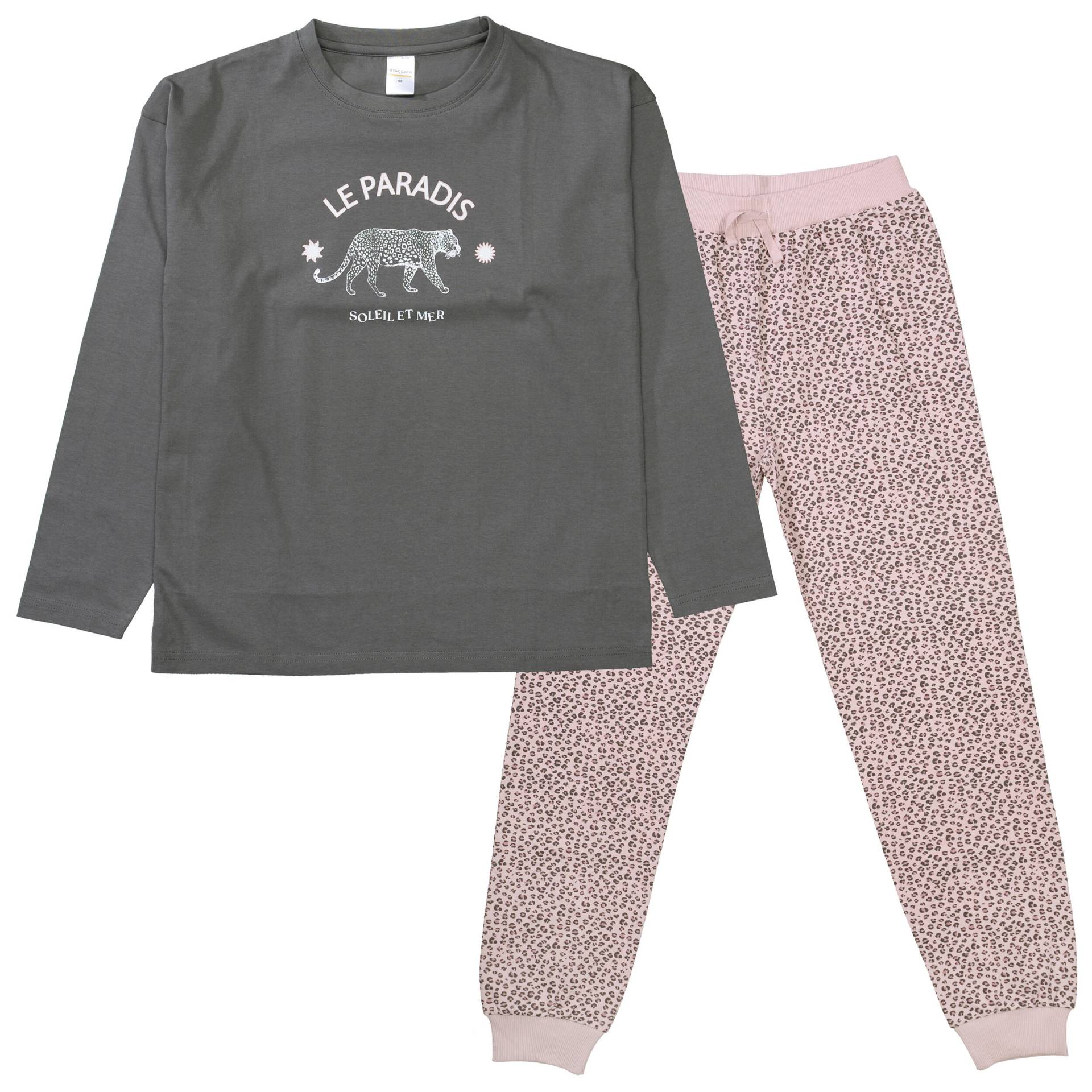 STACCATO - KG Pyjama d.anthra?+l.powder ao - Gr. - 176 von STACCATO