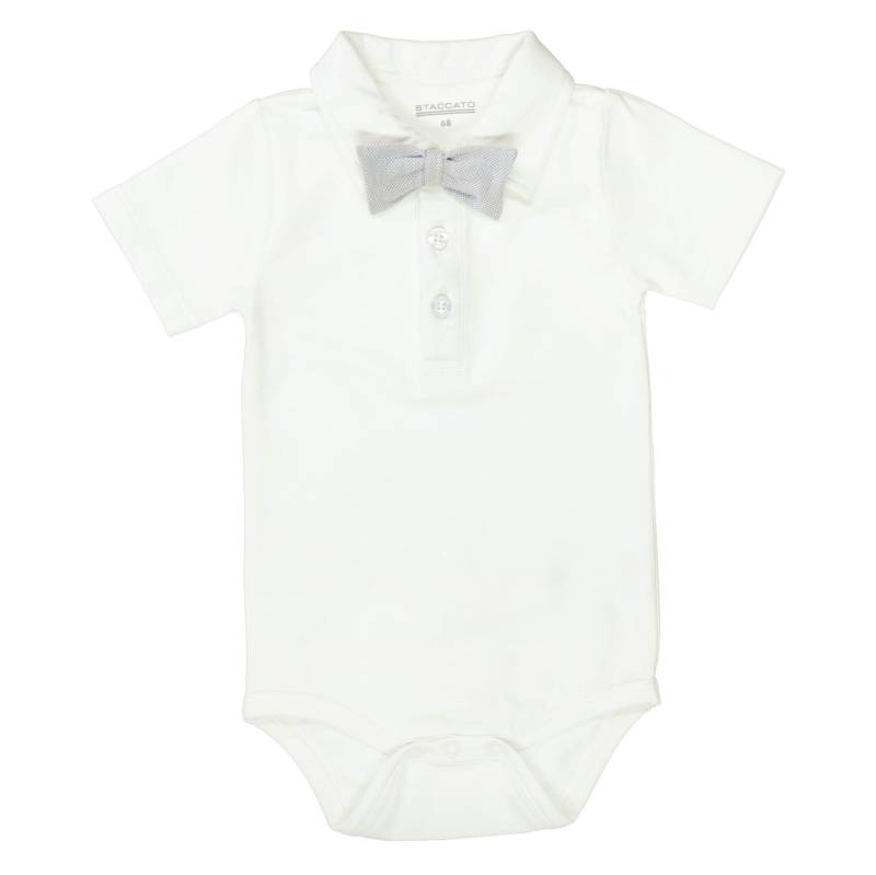 STACCATO - Kn.-Body mit Fliege white - Gr. - 80 von STACCATO