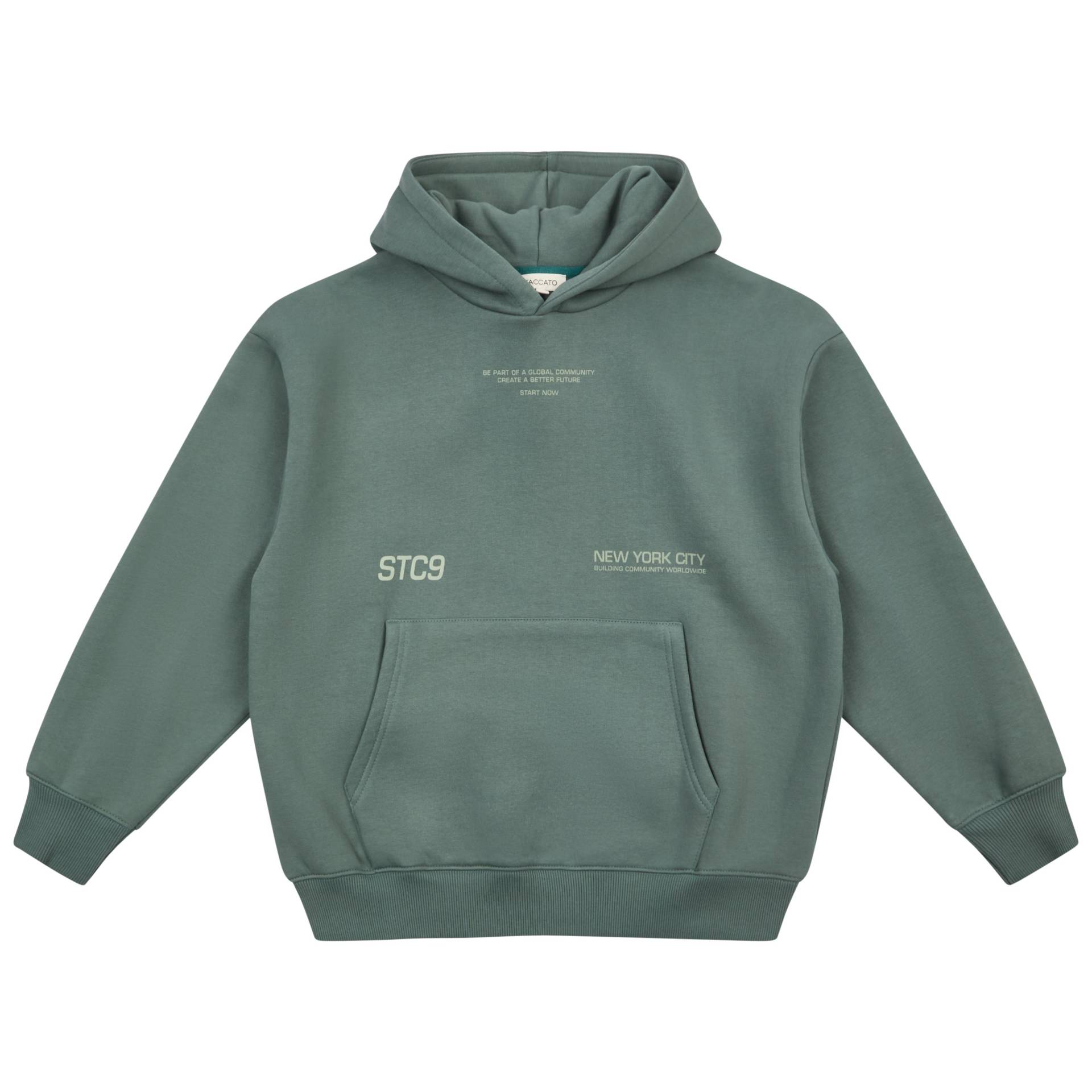 STACCATO - Kn.-Hoodie, oversized deep green - Gr. - 140 von STACCATO