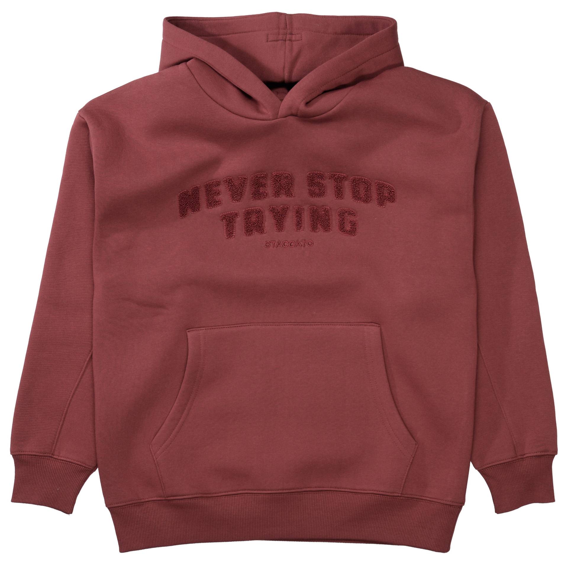 STACCATO - Kn.-Hoodie maroon red - Gr. - 152 von STACCATO