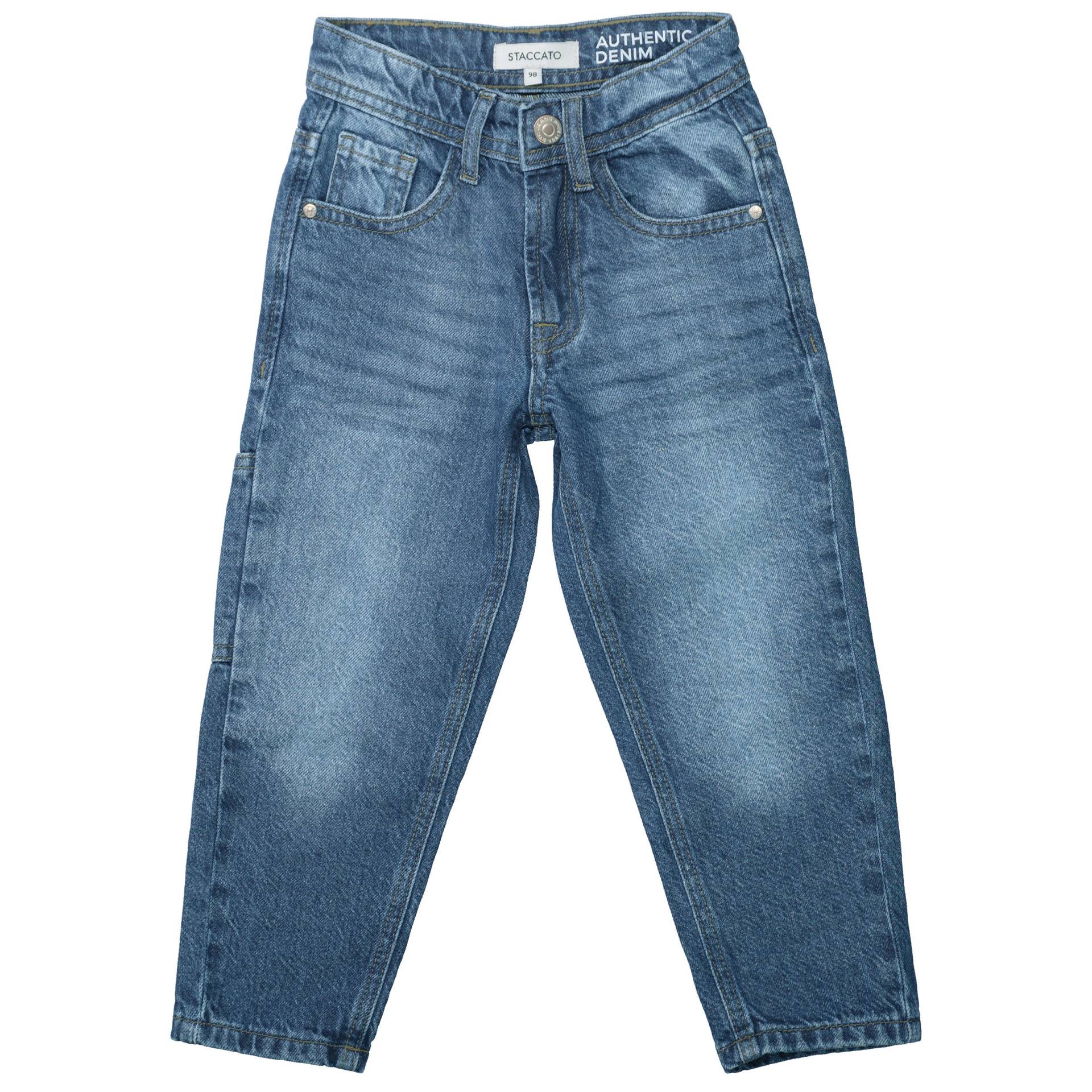 STACCATO - Kn.-Jeans, Loose Fit mid blue denim - Gr. - 122 von STACCATO