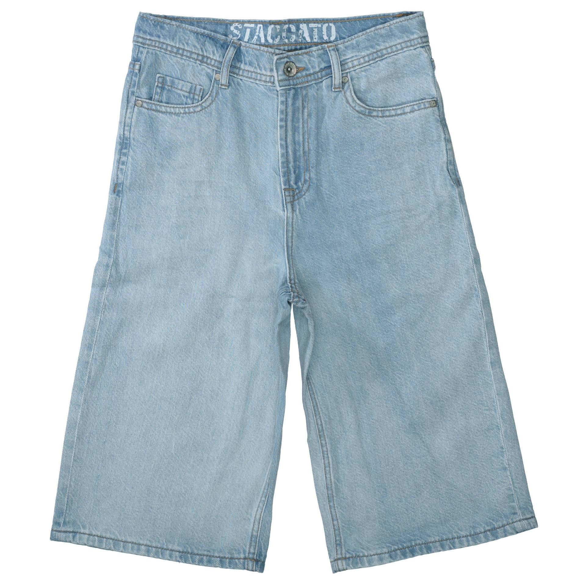 STACCATO - Kn.-Jeans-Bermudas, Baggy Fit light blue denim - Gr. - 176 von STACCATO