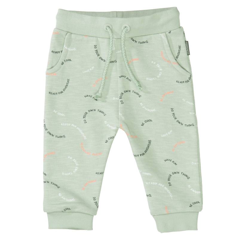 STACCATO - Kn.-Jogginghose dark mint aop - Gr. - 86 von STACCATO