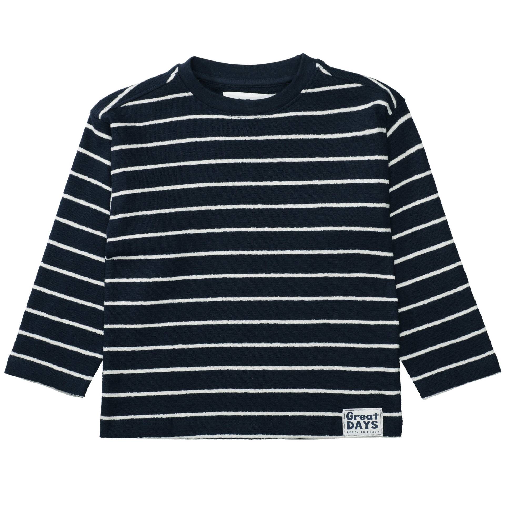 STACCATO - Kn.-Shirt, Streifen midnight wave str von STACCATO