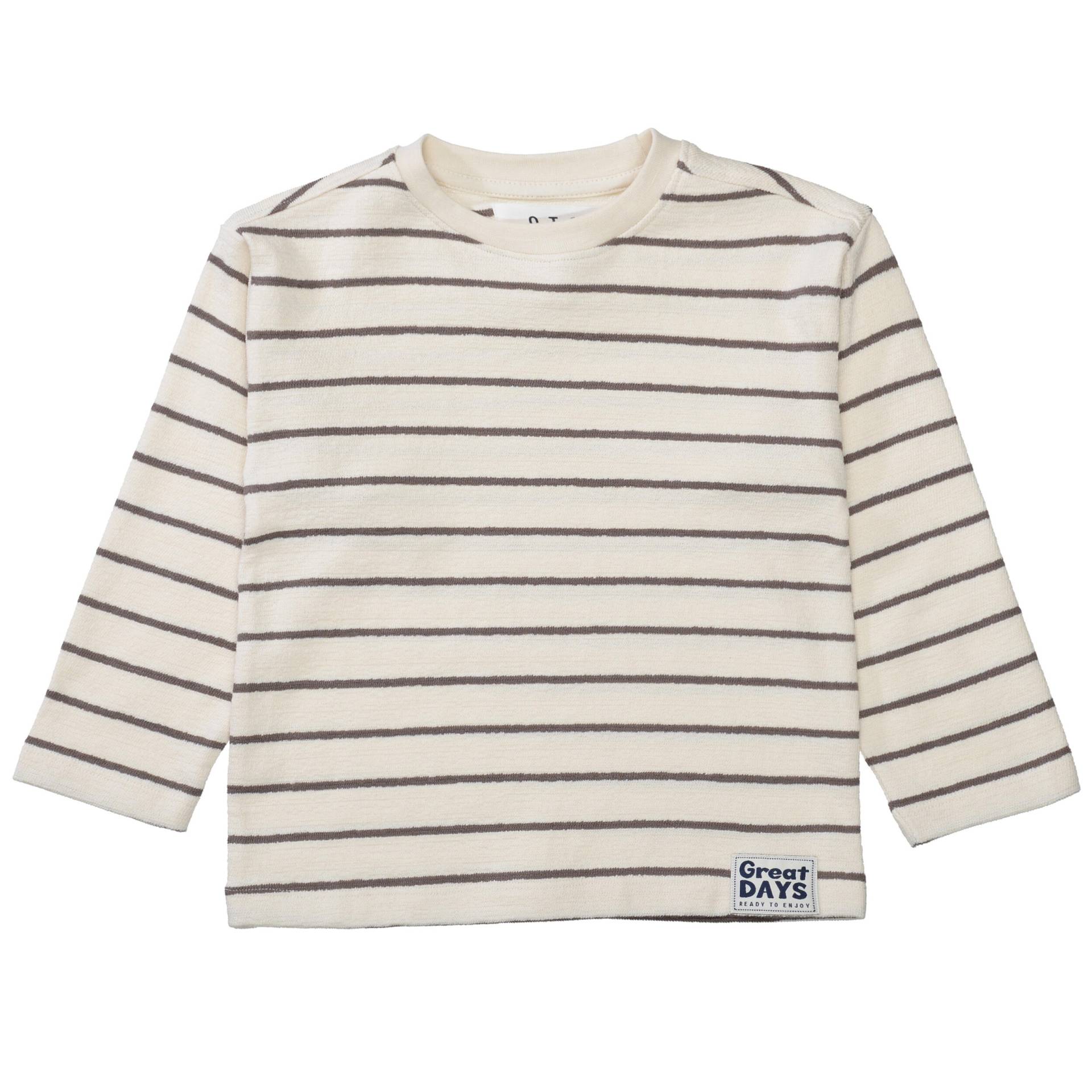 STACCATO - Kn.-Shirt, Streifen winter white str von STACCATO
