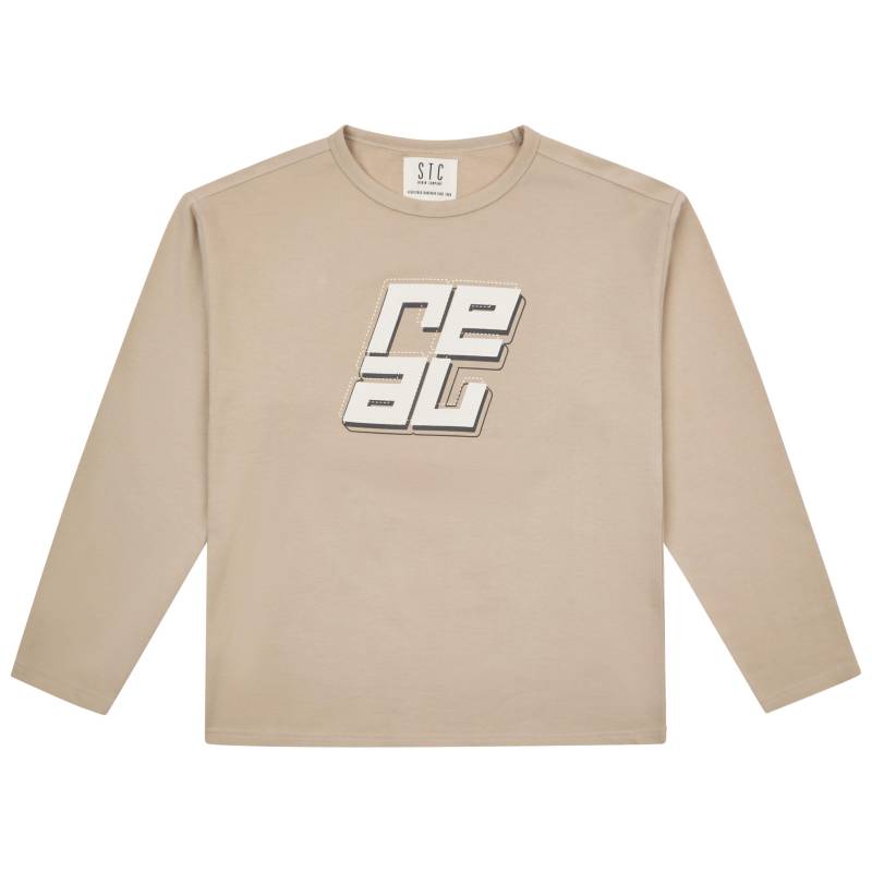 STACCATO - Kn.-Shirt, oversized taupe - Gr. - 152 von STACCATO