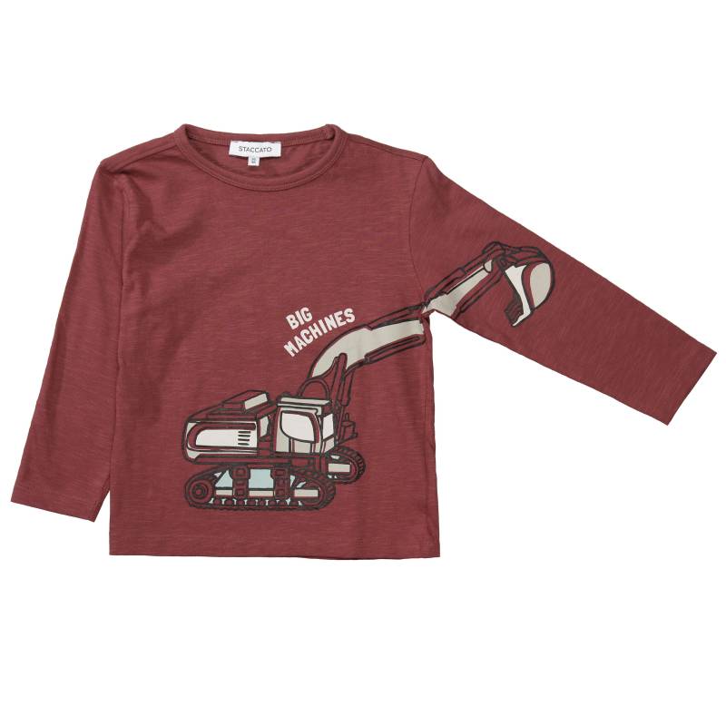STACCATO - Kn.-Shirt maroon red von STACCATO
