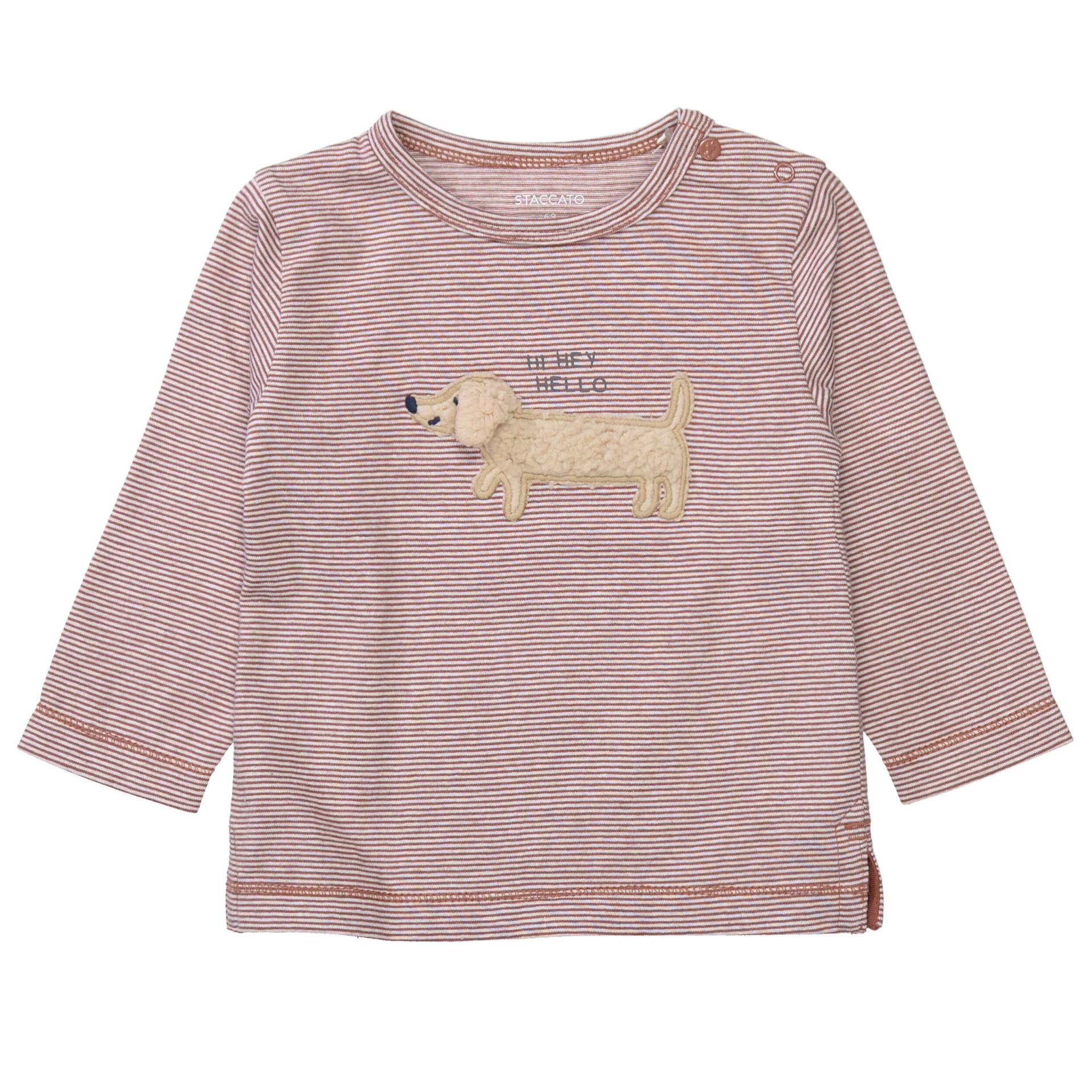 STACCATO - Kn.-Shirt rust str. - Gr. - 74 von STACCATO