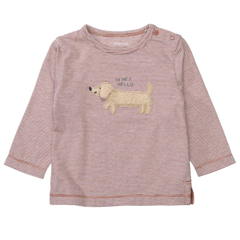 STACCATO - Kn.-Shirt rust str. - Gr. - 74 von STACCATO